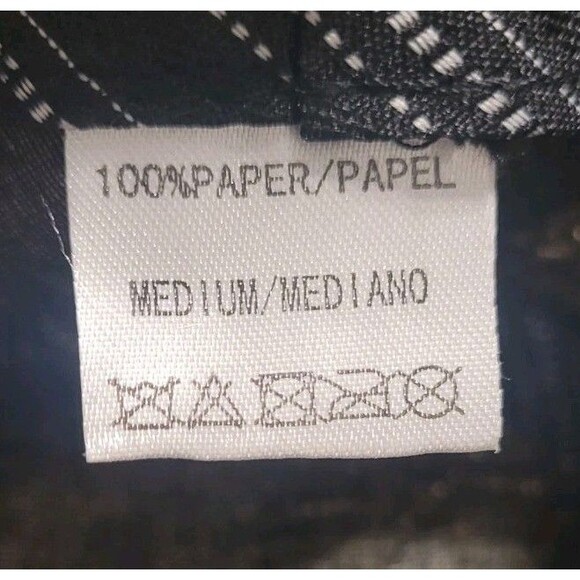 Panama Jack Striped Band Fedora Hat Medium Soft Matte Straw White Sun Cap - Picture 5 of 5